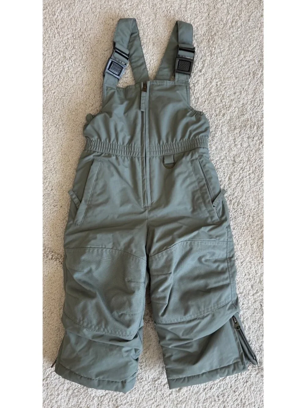 Lands End Boys Snowsuit Size 2T Grow A Longs Hooded Insulated Coat & Snow Pants